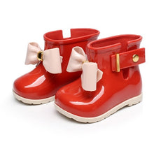 Load image into Gallery viewer, Mini Melissa 3 Color Rain Boots 2019 New Anti-Skid Jelly Rain Boots Boys Melissa Girls Mickey Shoes Jelly Baby Water Shoes